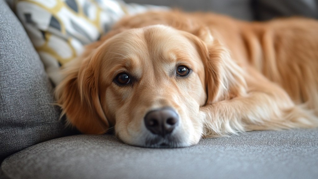 Ein Hund.