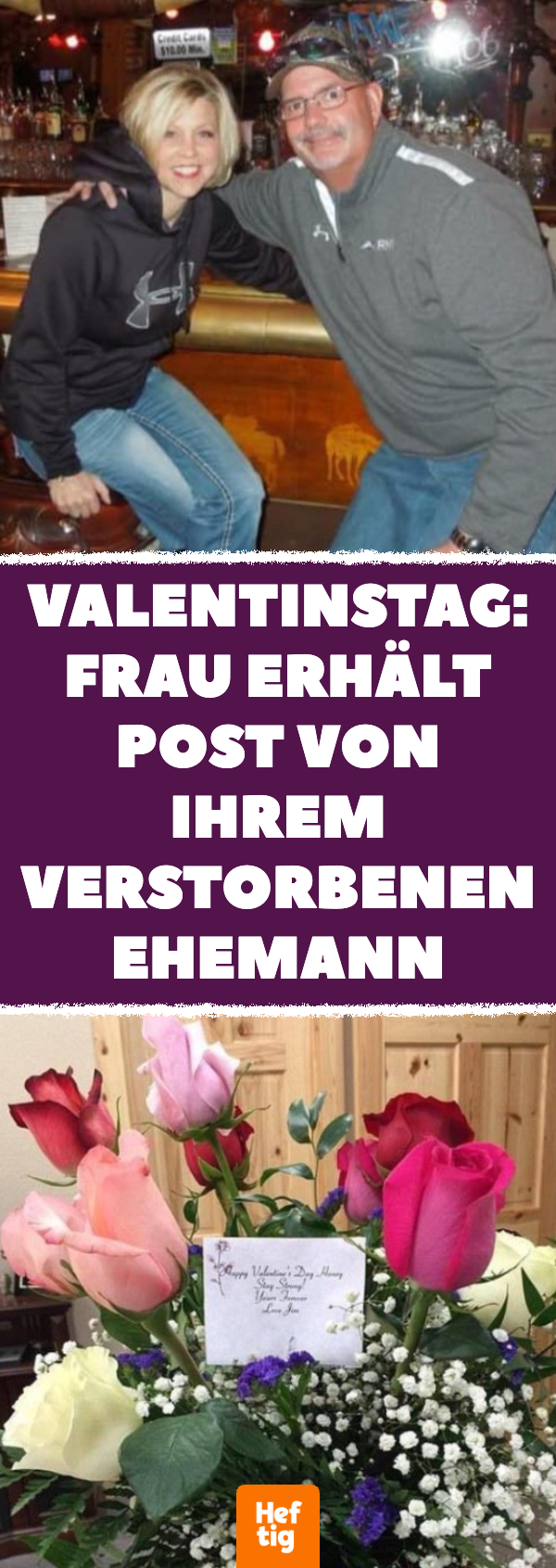 Valentinstag: Frau erhält Post von verstorbenem Ehemann