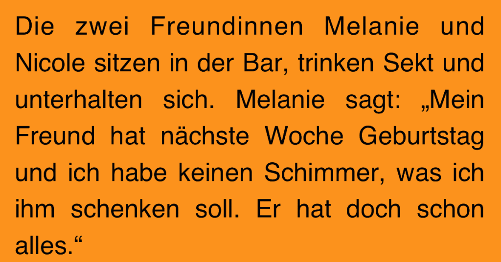 Witz des Tages: Frau überrascht Freund mit sexy Verkleidung