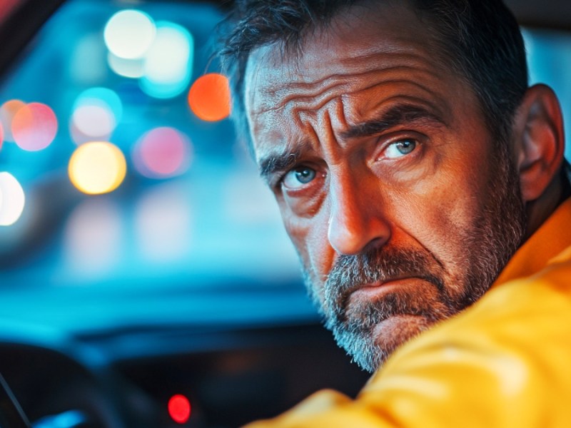 Ein Taxifahrer. (KI-generiert)