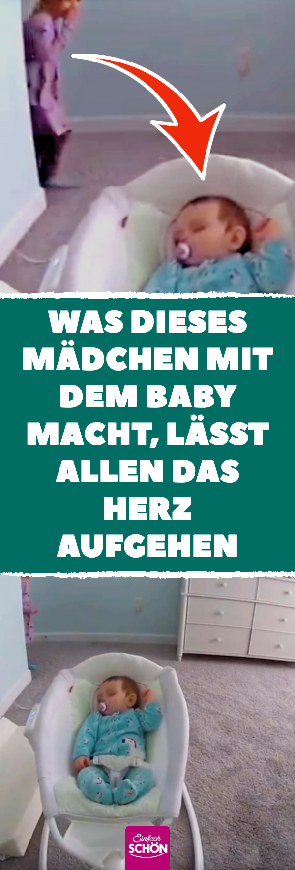 Kamera nimmt rührende Geschwister-Aktion auf