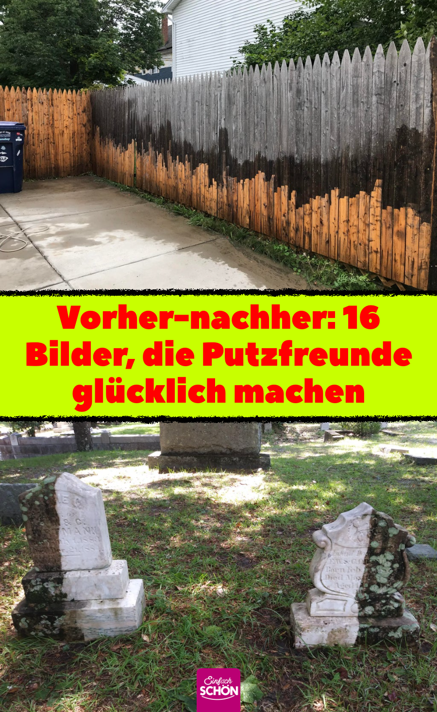 Vorher-nachher: 15 Putzaktionen mit Dampfreiniger und Co.