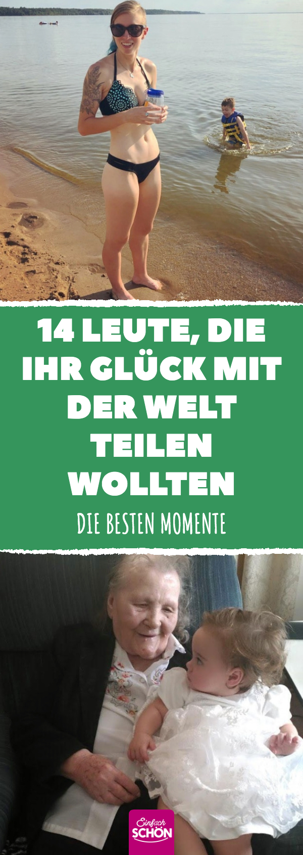 14 Leute, die ihr Glück mit der Welt teilen wollten