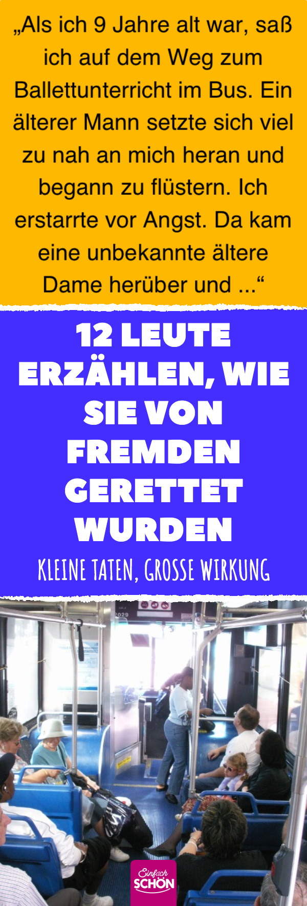 12 Leute erzählen, wie sie von Fremden gerettet wurden