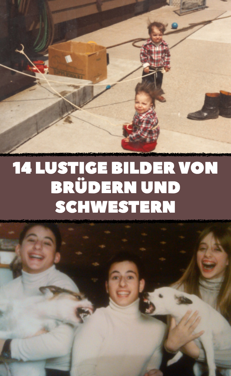 14 witzige Geschwister-Bilder