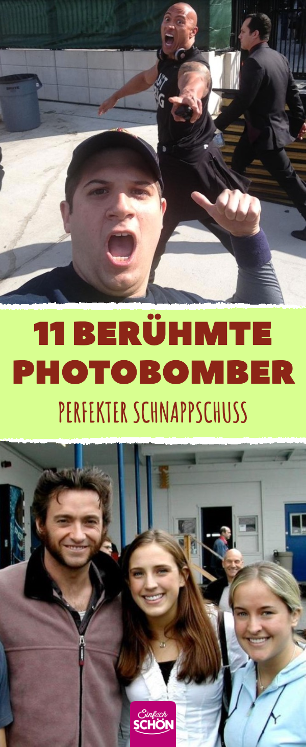 Photobomber: 11 Promis, die sich auf Selfies mogeln