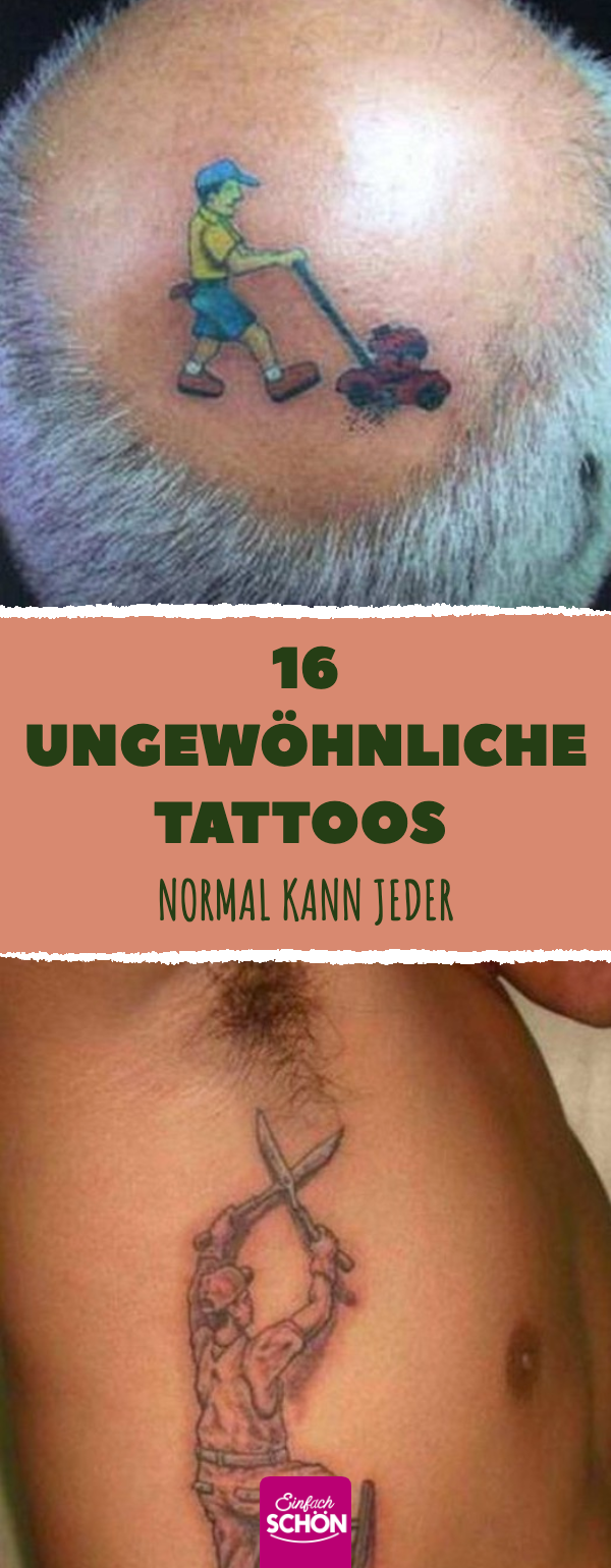 16 Tätowierte hatten keine Lust auf ein Nullachtfünfzehn-Bild