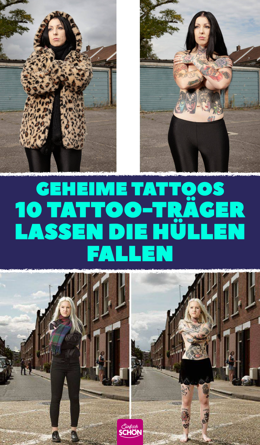10 Bilder: Fotograf Alan Powdrill knipst versteckte Tattoos