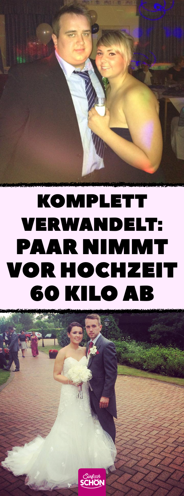 Matt und Hannah Bradley nehmen vor Hochzeit 60 Kilo ab