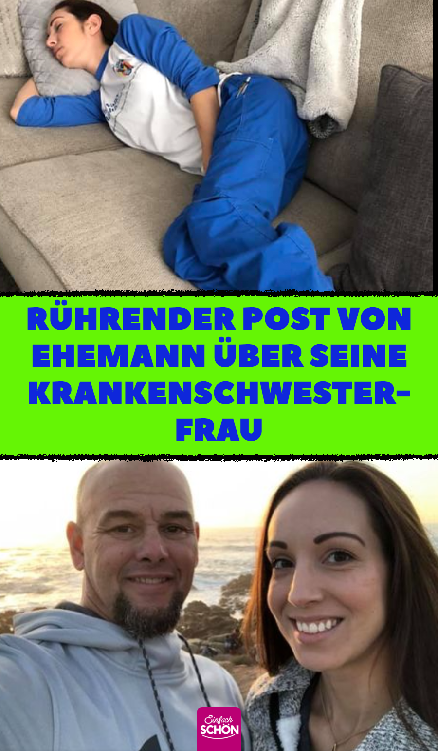 Cole George schreibt rührenden Post an Krankenschwester-Frau