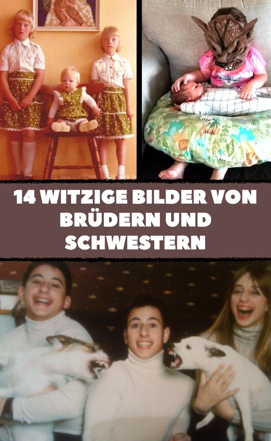 14 witzige Geschwister-Bilder