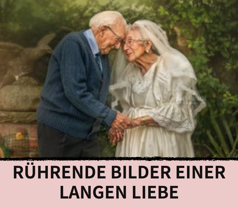Altes Ehepaar erhält sich in seiner Beziehung die ewige Liebe