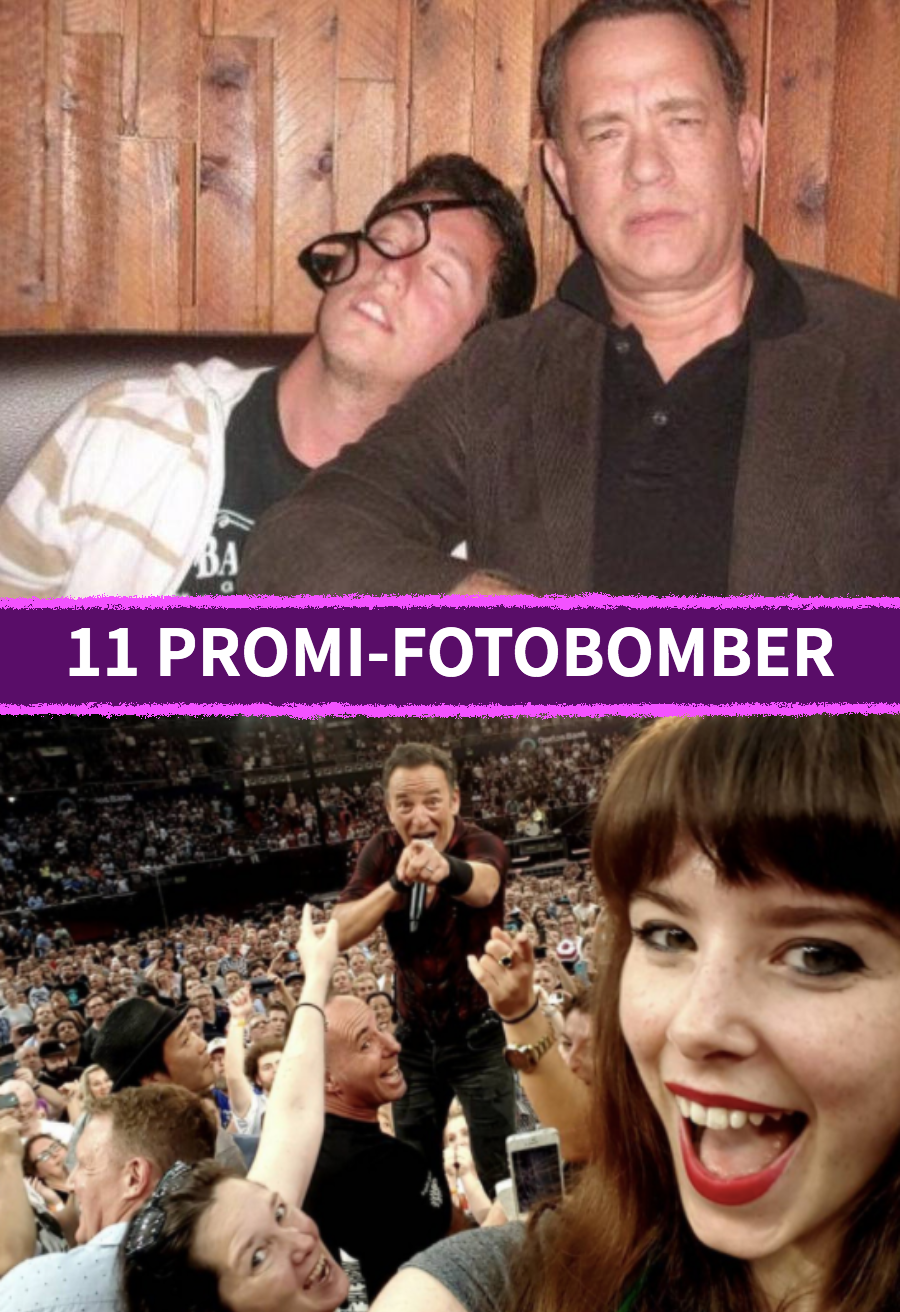 Photobomber: 11 Promis, die sich auf Selfies mogeln