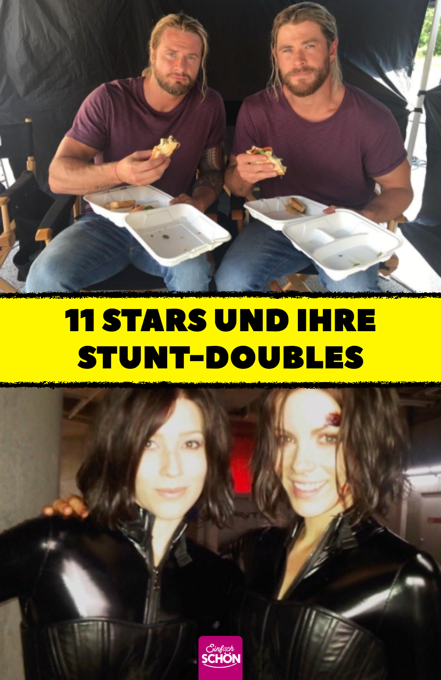 11 Stars und ihre Stunt-Doubles