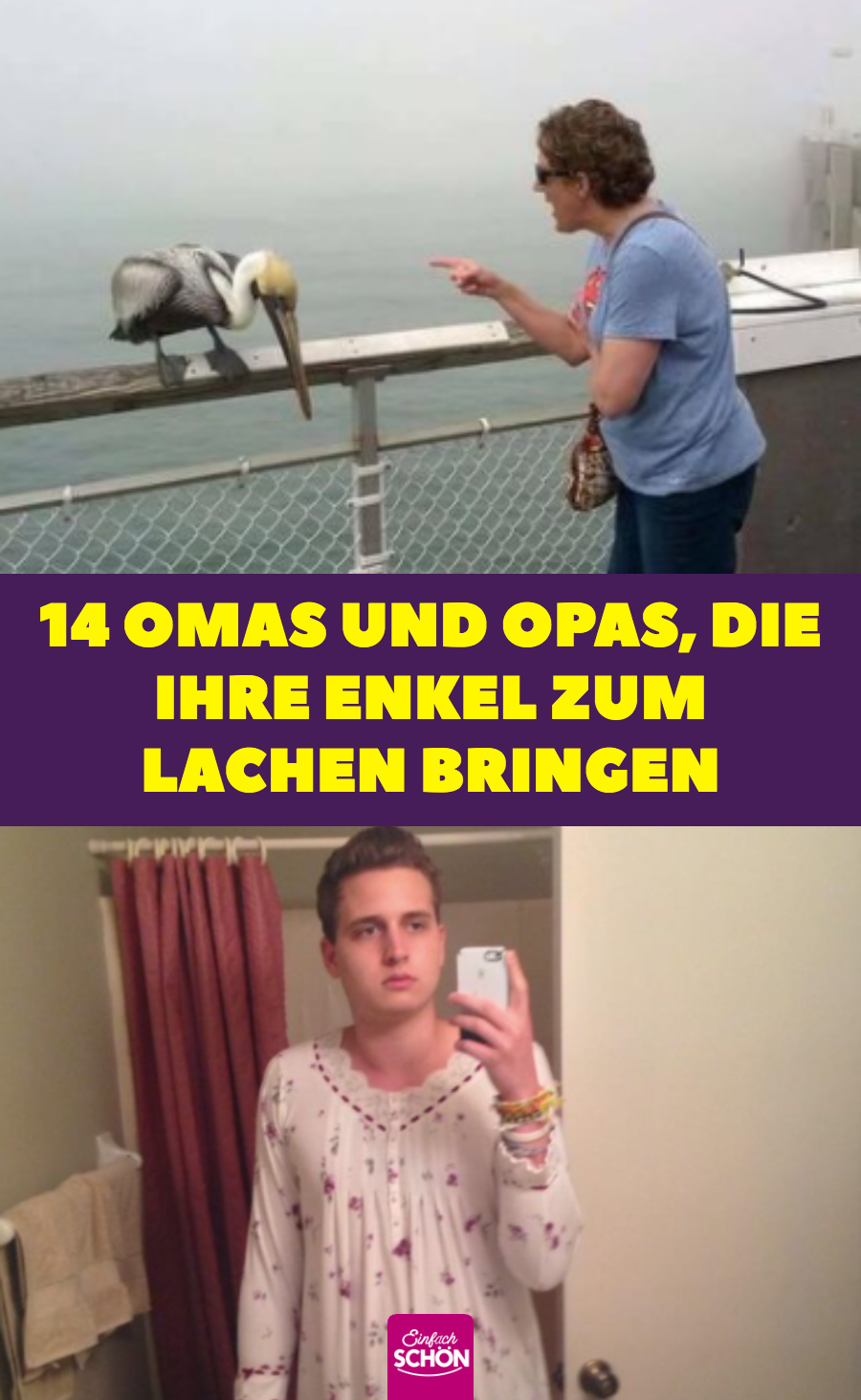 Lustige Bilder: 14 Großeltern mit Humor
