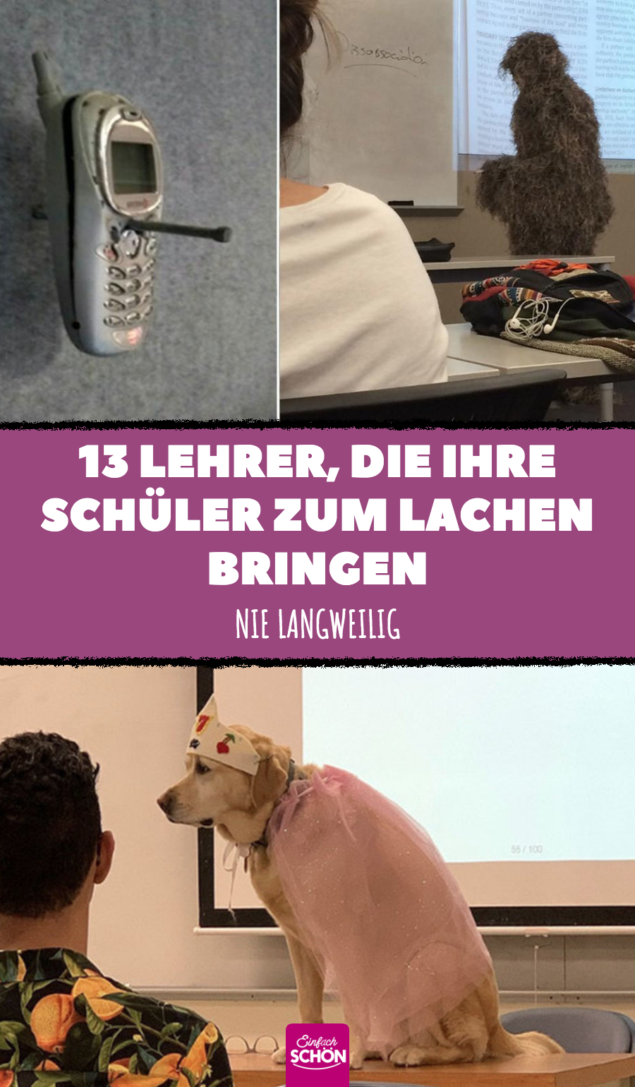 Lehrer, die dafür sorgen, dass ihren Schülern nie langweilig wird