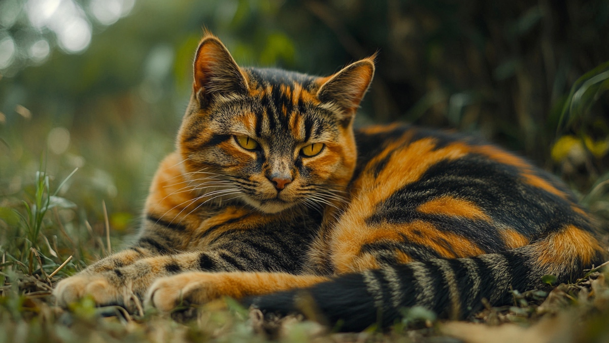 Eine Katze. (KI-generiert)