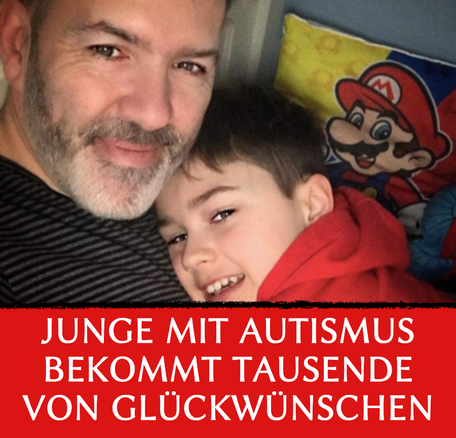 Junge mit Autismus bekommt Tausende von Glückwünschen