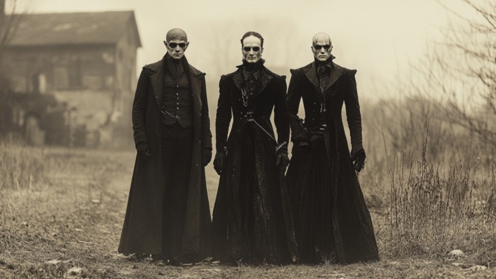 Drei Vampire. (KI-generiert)