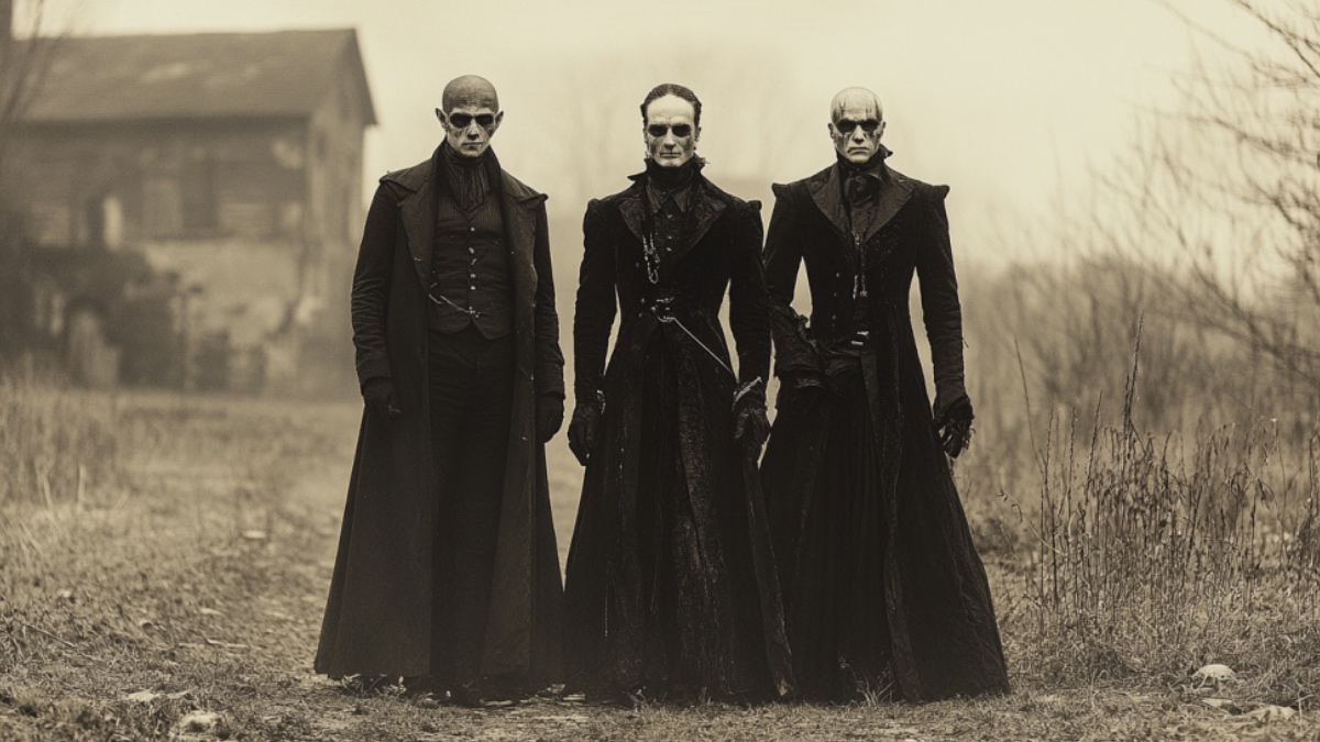 Drei Vampire. (KI-generiert)