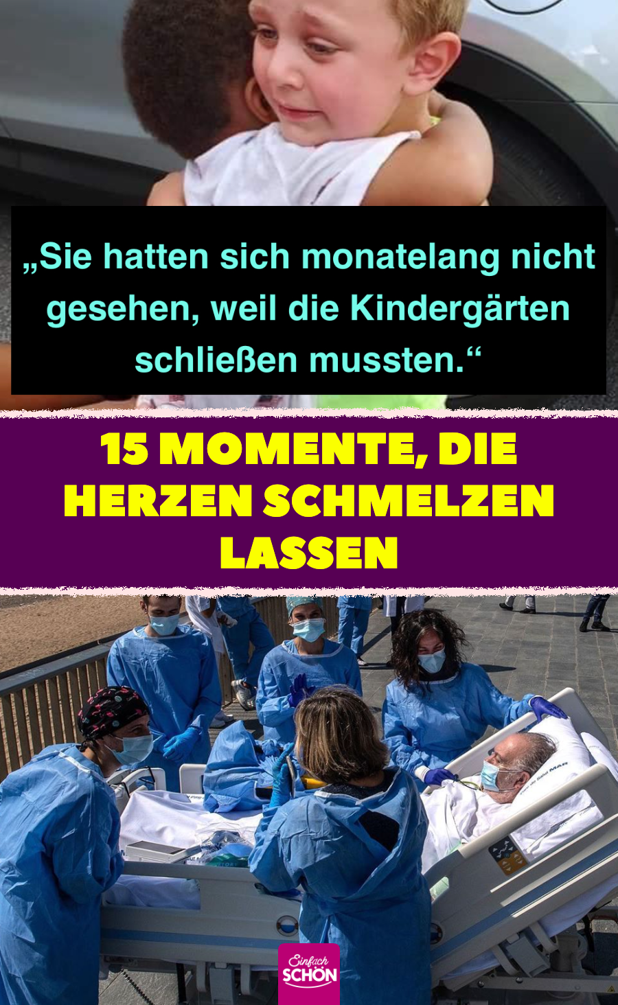 15 schöne Bilder von herzerwärmenden Momenten