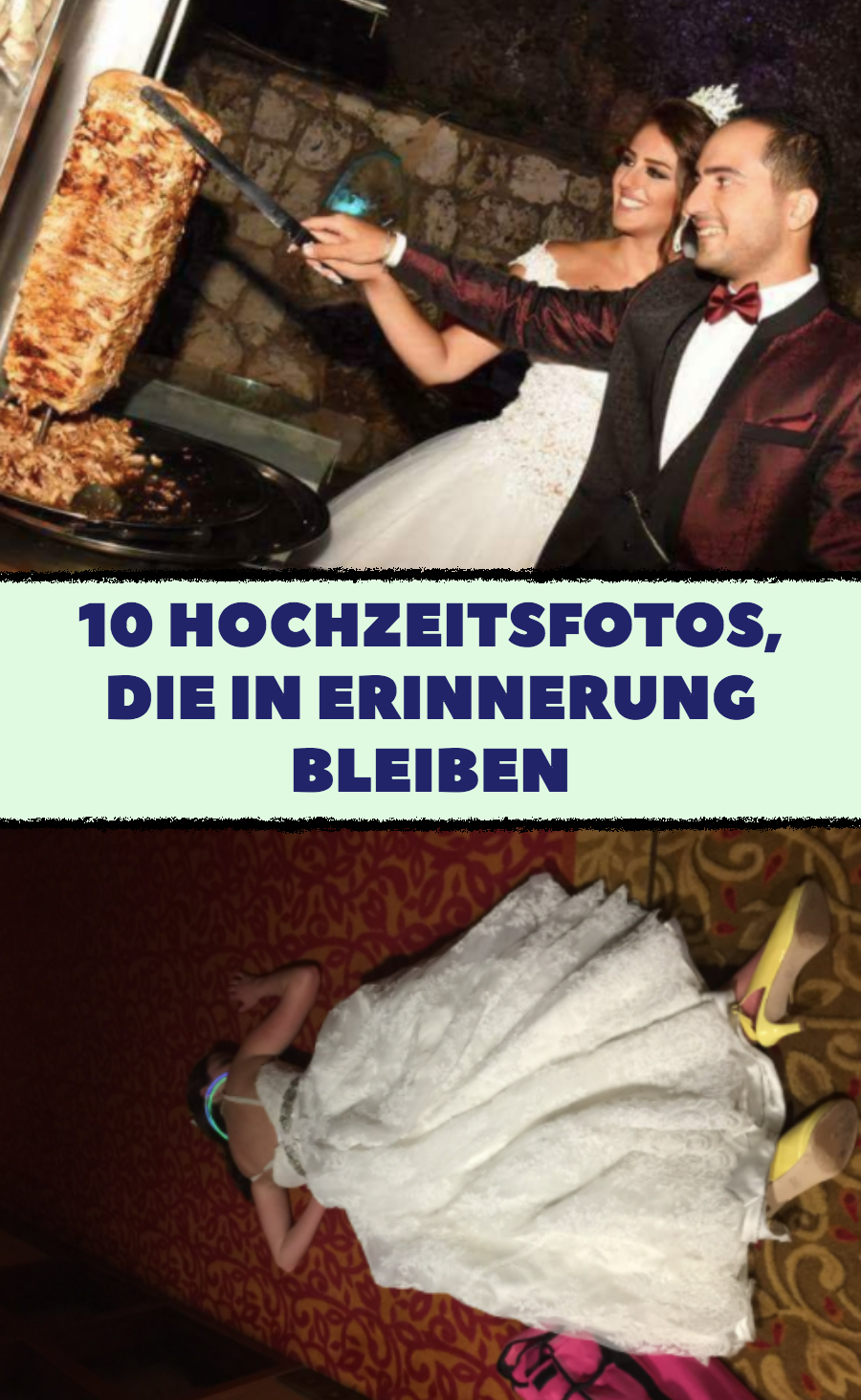 10 überraschende Momente auf Hochzeiten