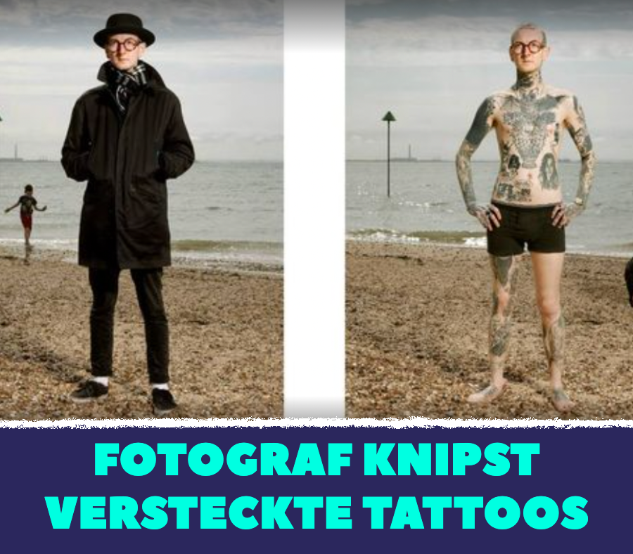 10 Bilder: Fotograf Alan Powdrill knipst versteckte Tattoos