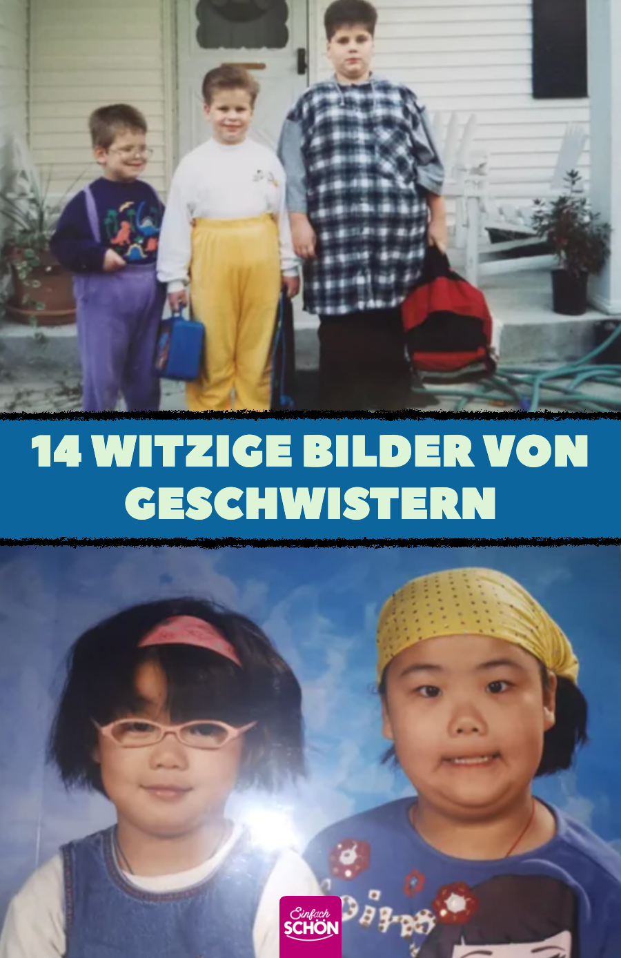 14 witzige Geschwister-Bilder