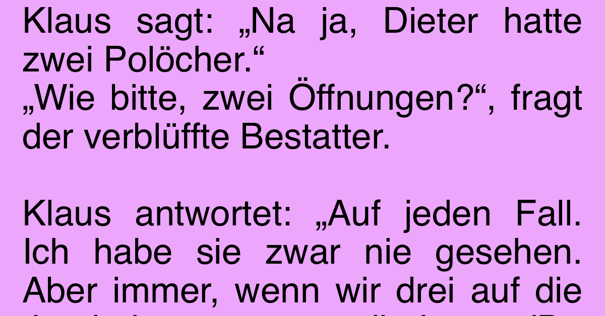 JägerWitz des Tages Jäger identifiziert Kollegen Einfach schön