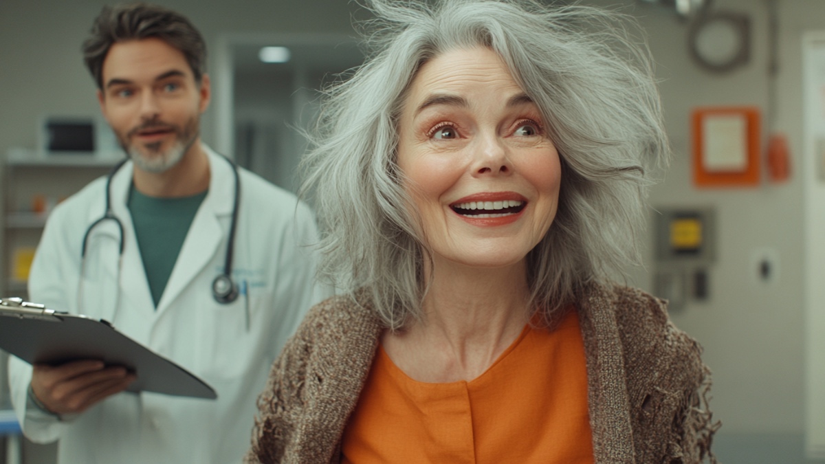 Arzt und Patientin. (KI-generiert)