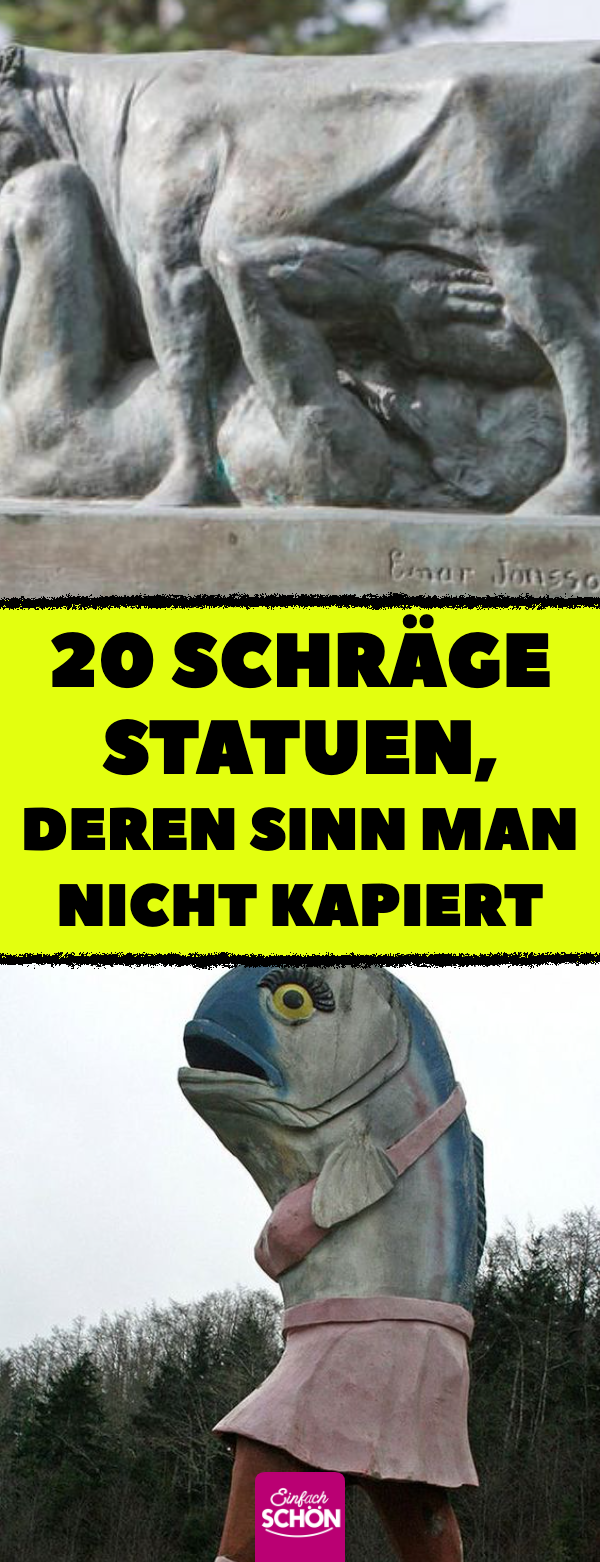 Lustige Statuen und Skulpturen aus aller Welt