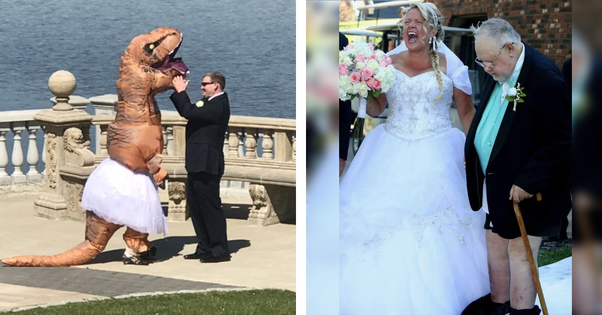16 lustige und bizarre Hochzeitsmomente