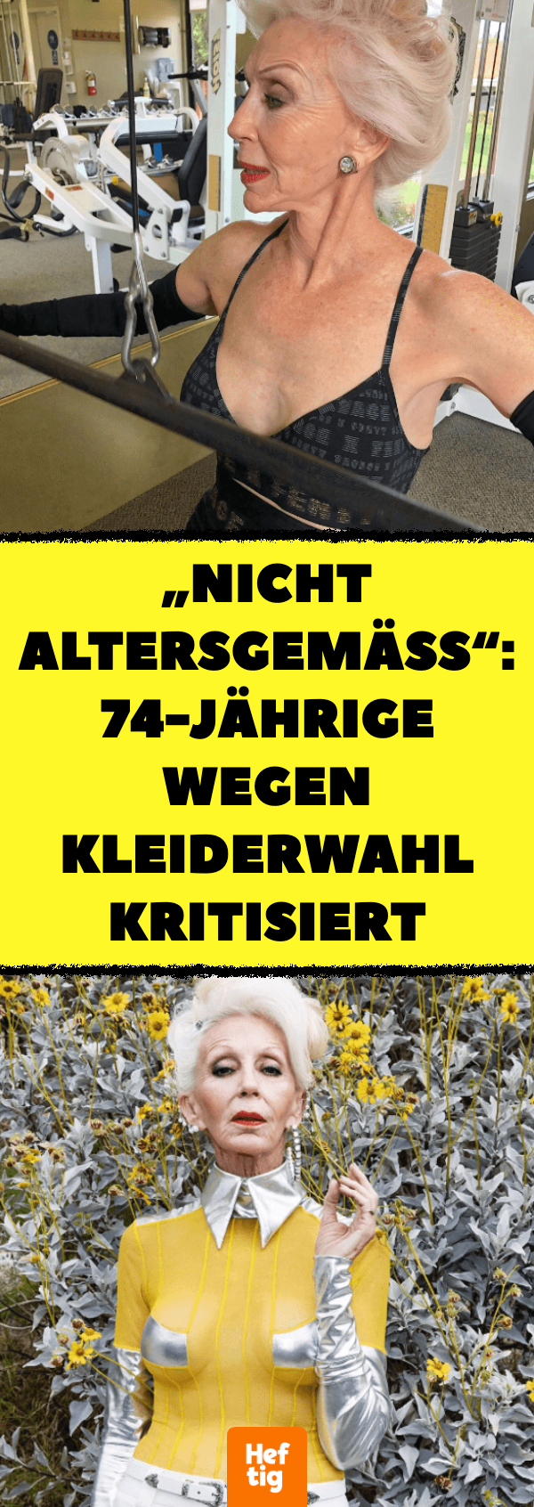 74-Jährige wegen Kleiderwahl kritisiert