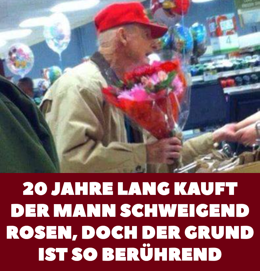 Valentinstag: Alter Mann kauft seit 20 Jahren schweigend Rosen
