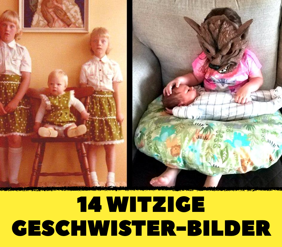 14 witzige Geschwister-Bilder
