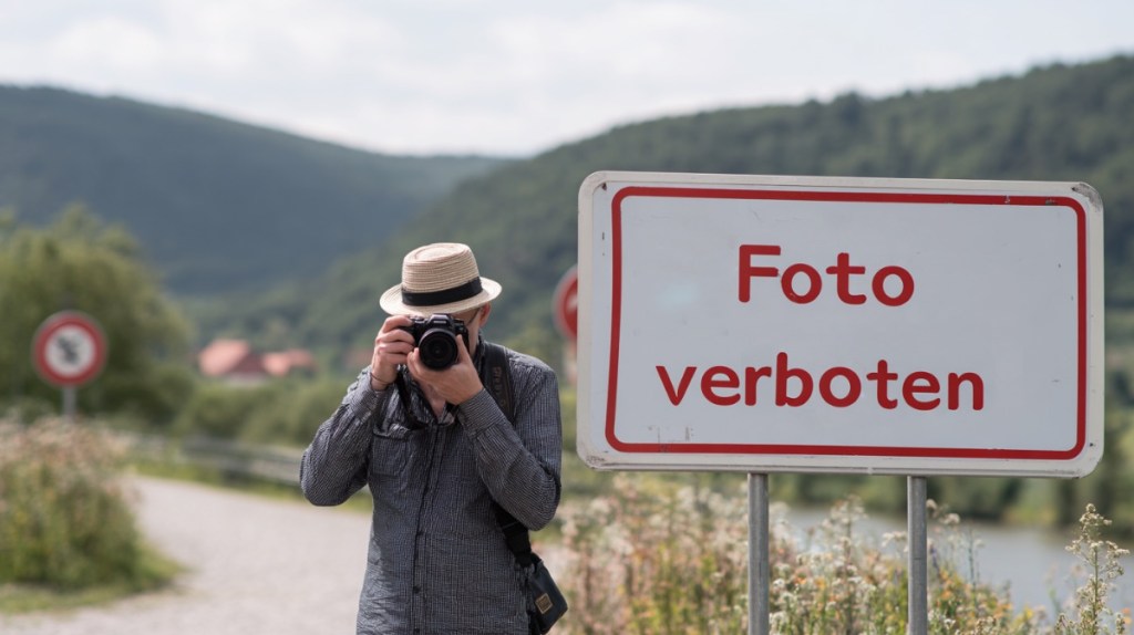 Unerlaubt Fotos knipsen