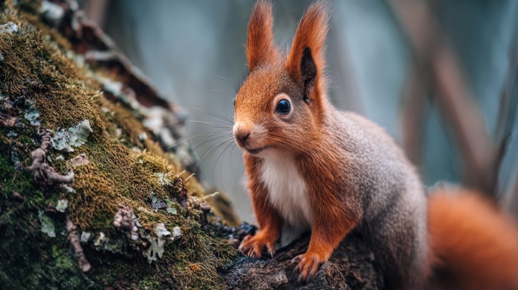 Vergessliche Hörnchen.