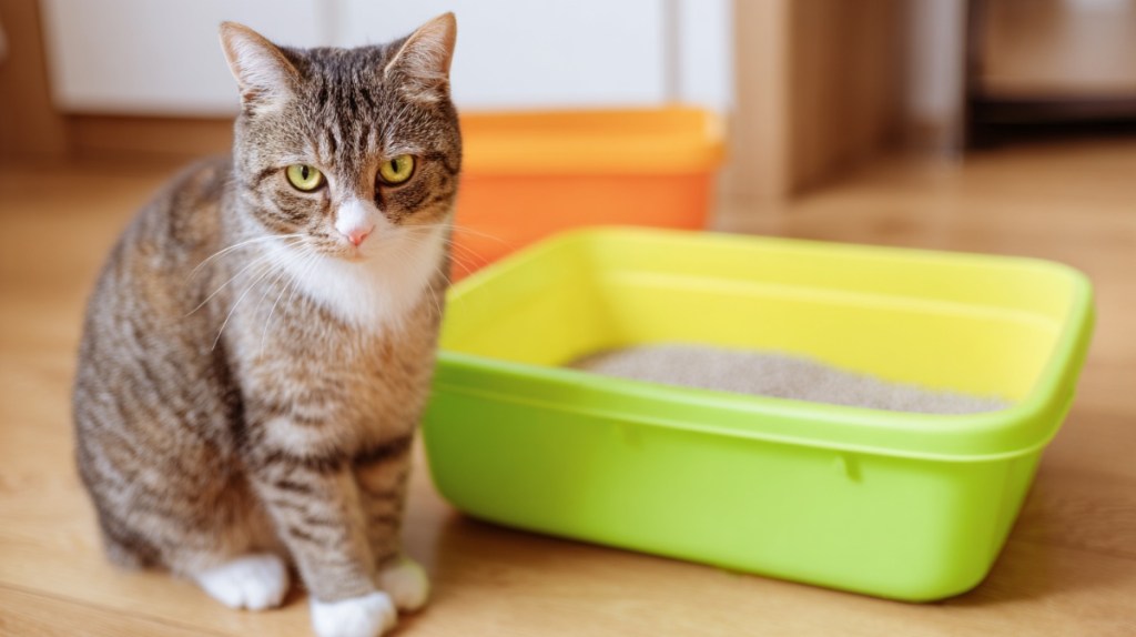 Wenn eine Katze außerhalb der Katzentoilette ihr Geschäft verrichtet, ist sie einfach nur trotzig