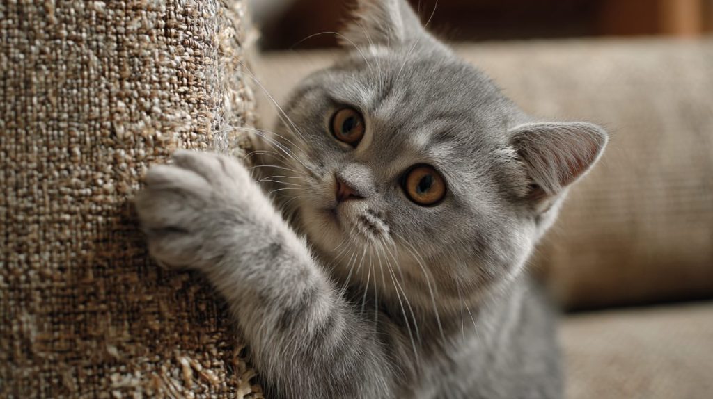 Wenn meine Katze an Möbeln kratzt, tut sie das nur aus Zerstörungswut