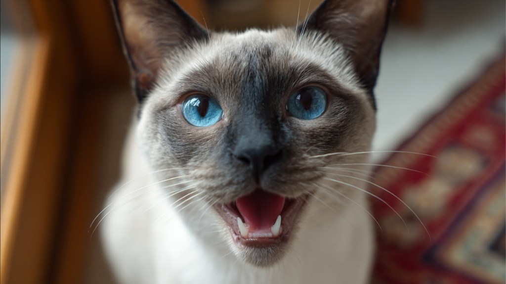 Katzen miauen nur, wenn sie Futter wollen