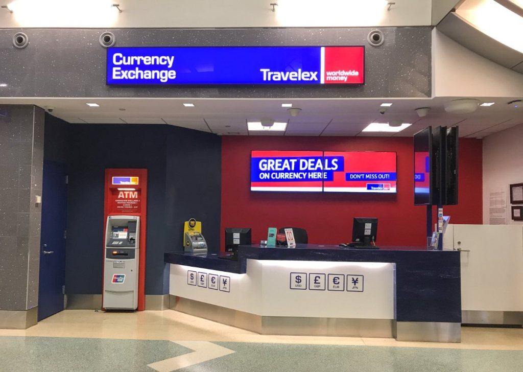 Geldwechsel am Flughafen