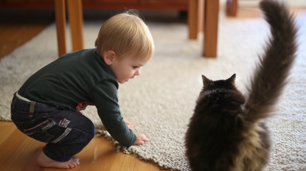 Dein Kind zieht an sensiblen Körperteilen deiner Katze rum