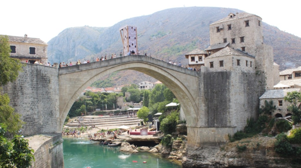Die Alte Brücke von Mostar, Bosnien und Herzegowina